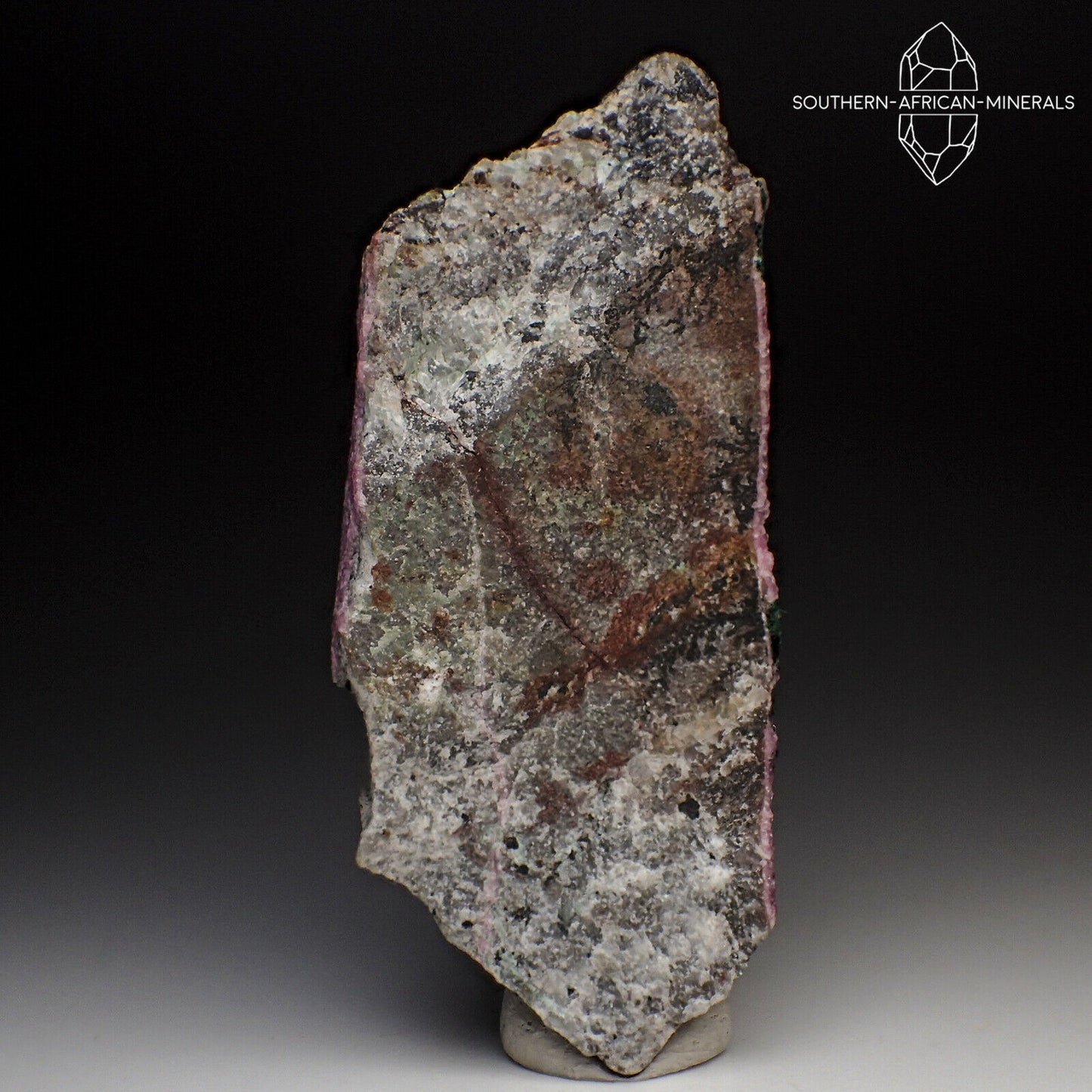 Cobaltoan Calcite/Dolomite on Matrix Crystal Specimen, DRC