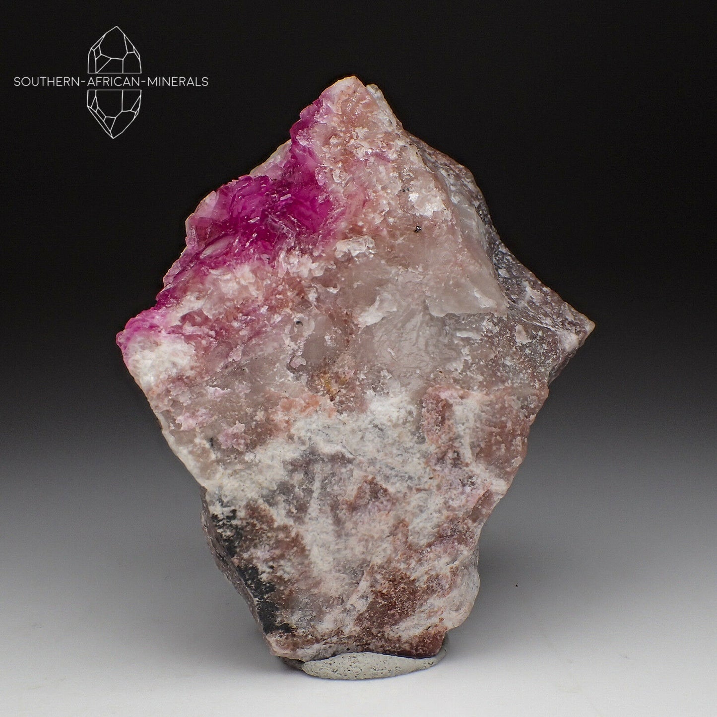 Cobaltoan Calcite/Dolomite on Matrix Crystal Specimen, DRC