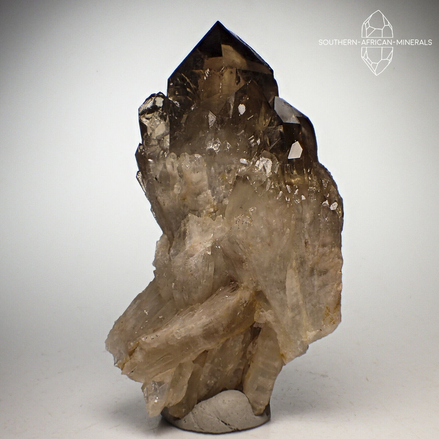 Smoky Citrine Quartz Crystal Specimen (Kundalini Quartz), Luena, Katanga Province, DRC