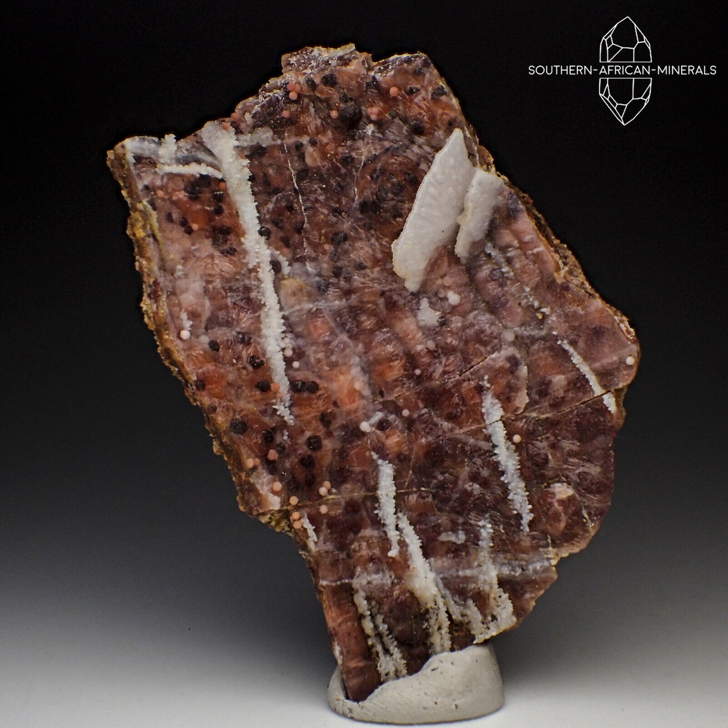 Chalcedony with Druzy Quartz Crystal Specimen, Marrakech-Safi Region, Morocco