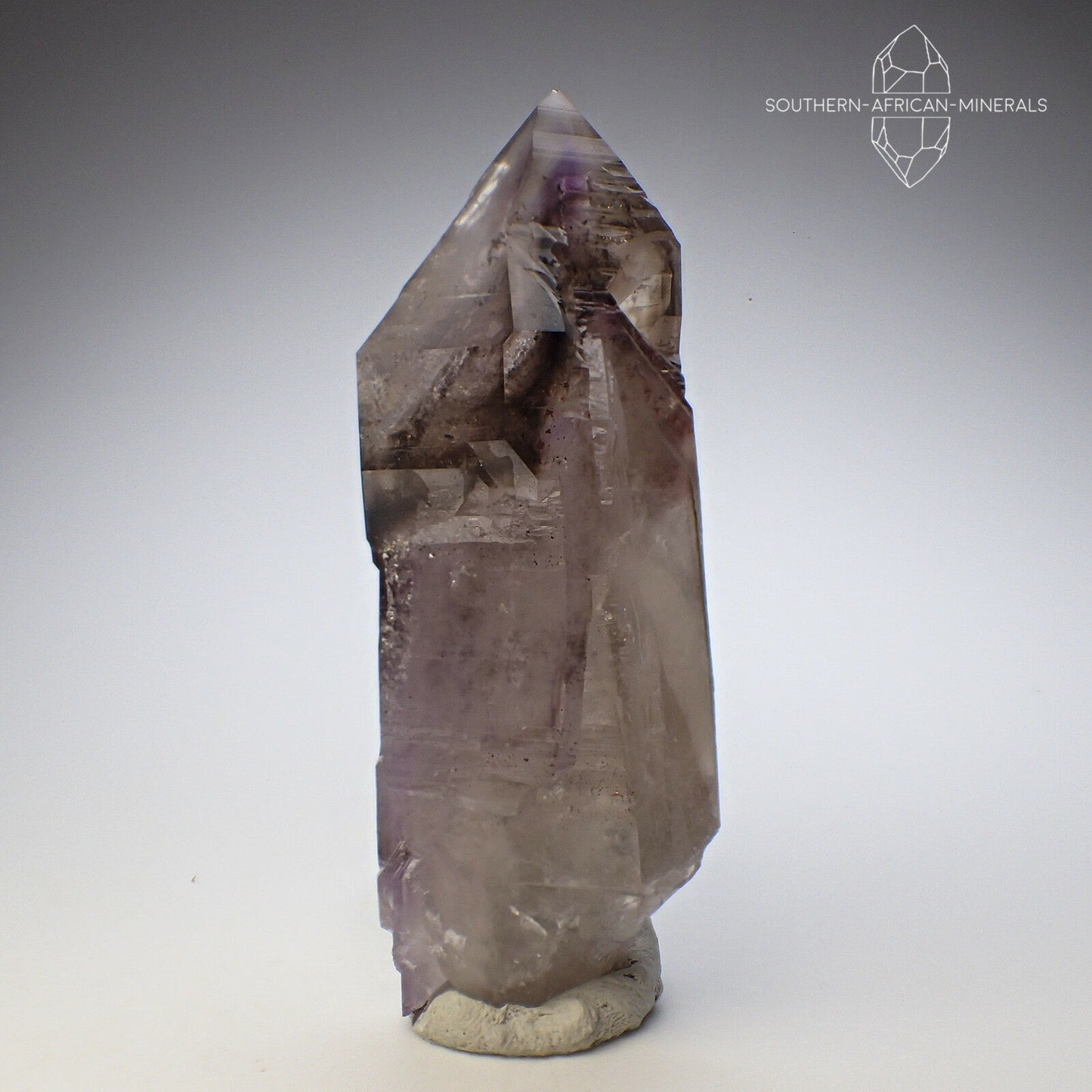 Brandberg Lustrous Amethyst Smoky Quartz Crystal Sceptre, Goboboseb, Namibia