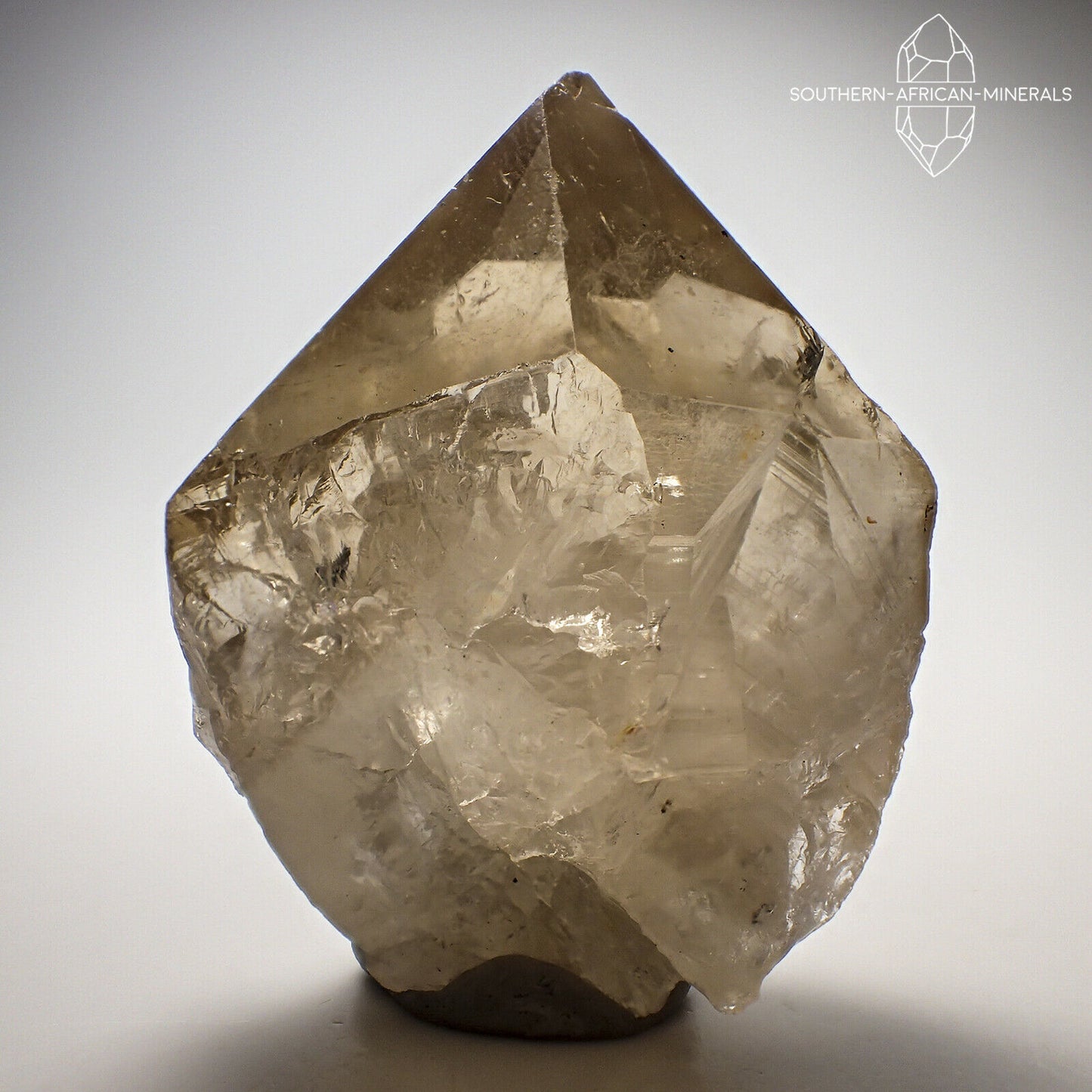 Smoky Citrine Quartz Crystal Specimen (Kundalini Quartz), Luena, Katanga Province, DRC