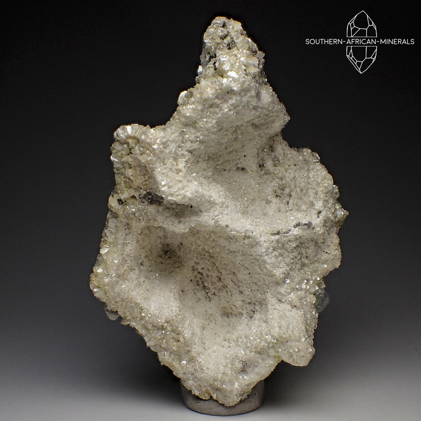 Large Green Fluorite on Mica and Feldspar Crystal Specimen, Erongo, Namibia