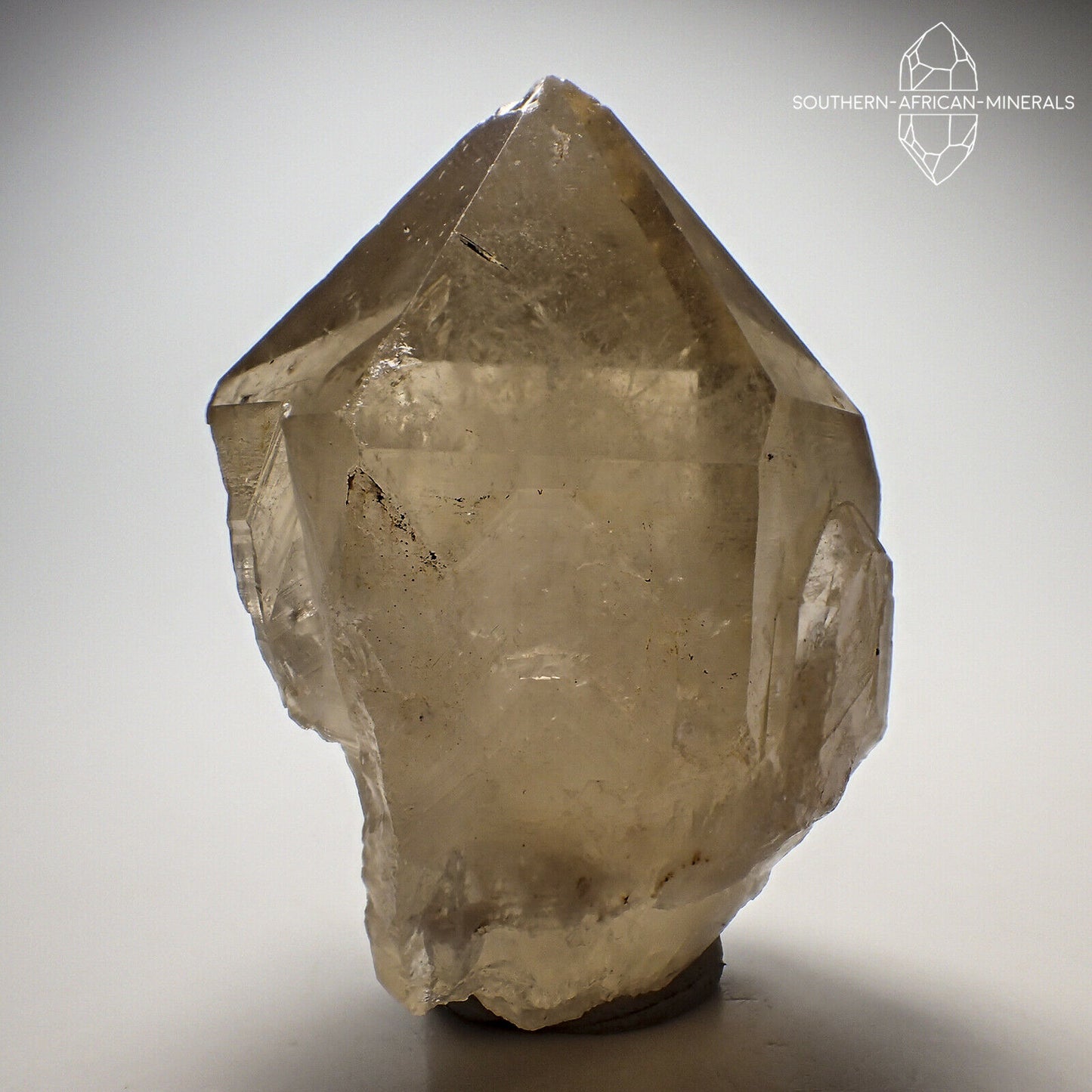 Smoky Citrine Quartz Crystal Specimen (Kundalini Quartz), Luena, Katanga Province, DRC
