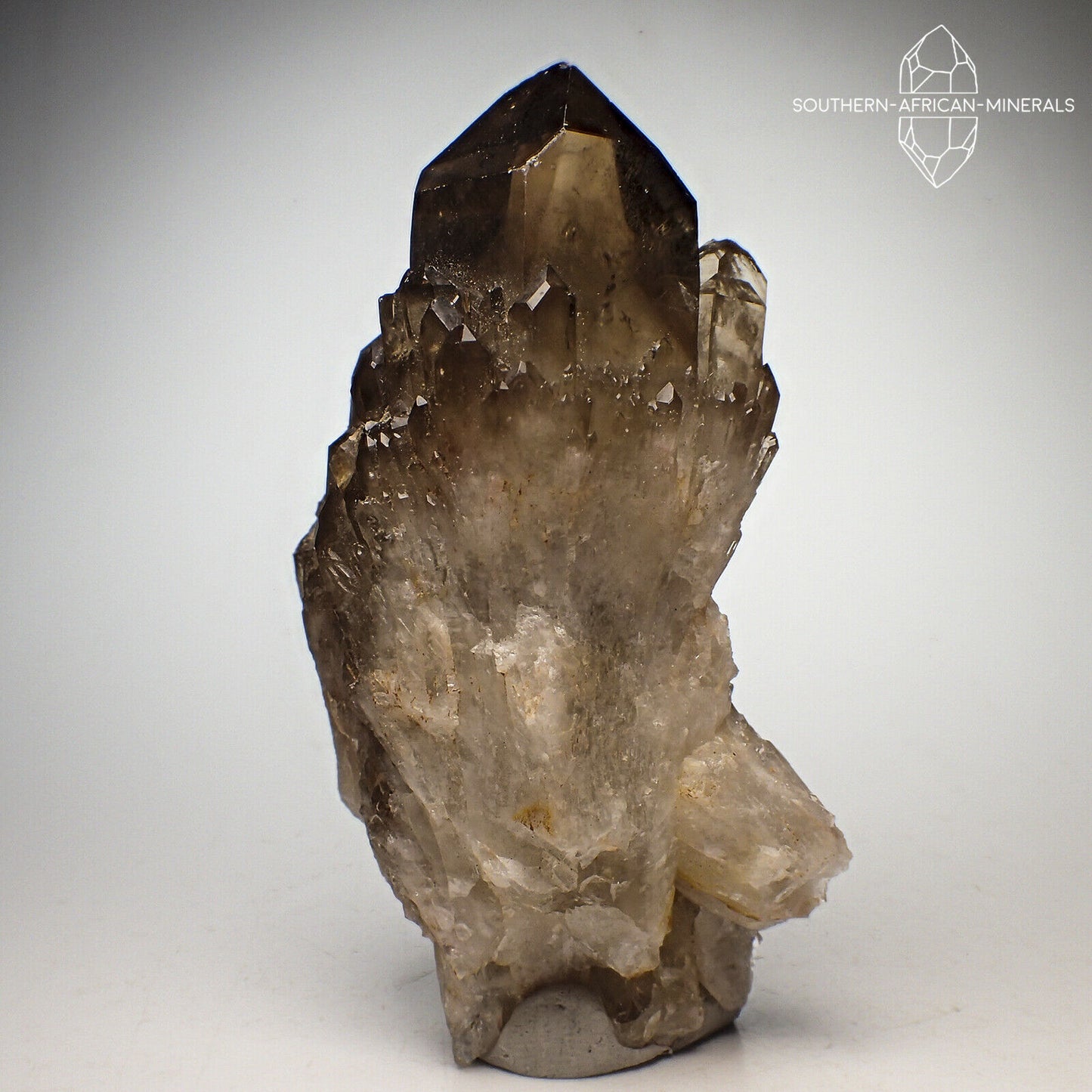 Smoky Citrine Quartz Crystal Specimen (Kundalini Quartz), Luena, Katanga Province, DRC