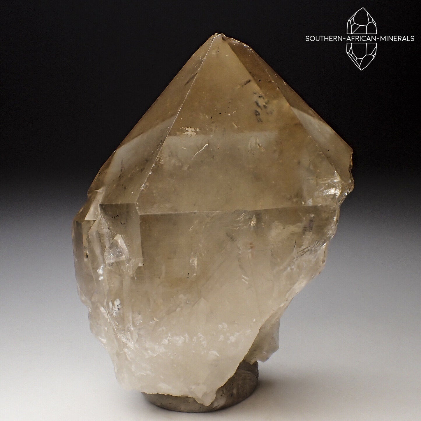 Smoky Citrine Quartz Crystal Specimen (Kundalini Quartz), Luena, Katanga Province, DRC