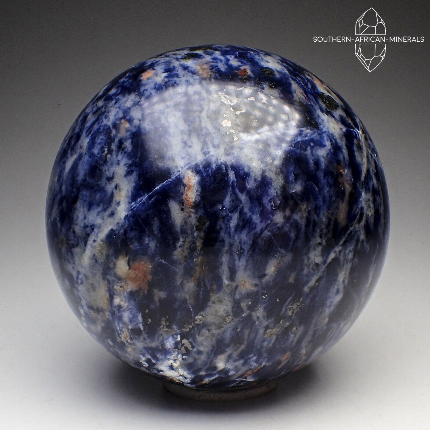 Sodalite Crystal Sphere, Madagascar