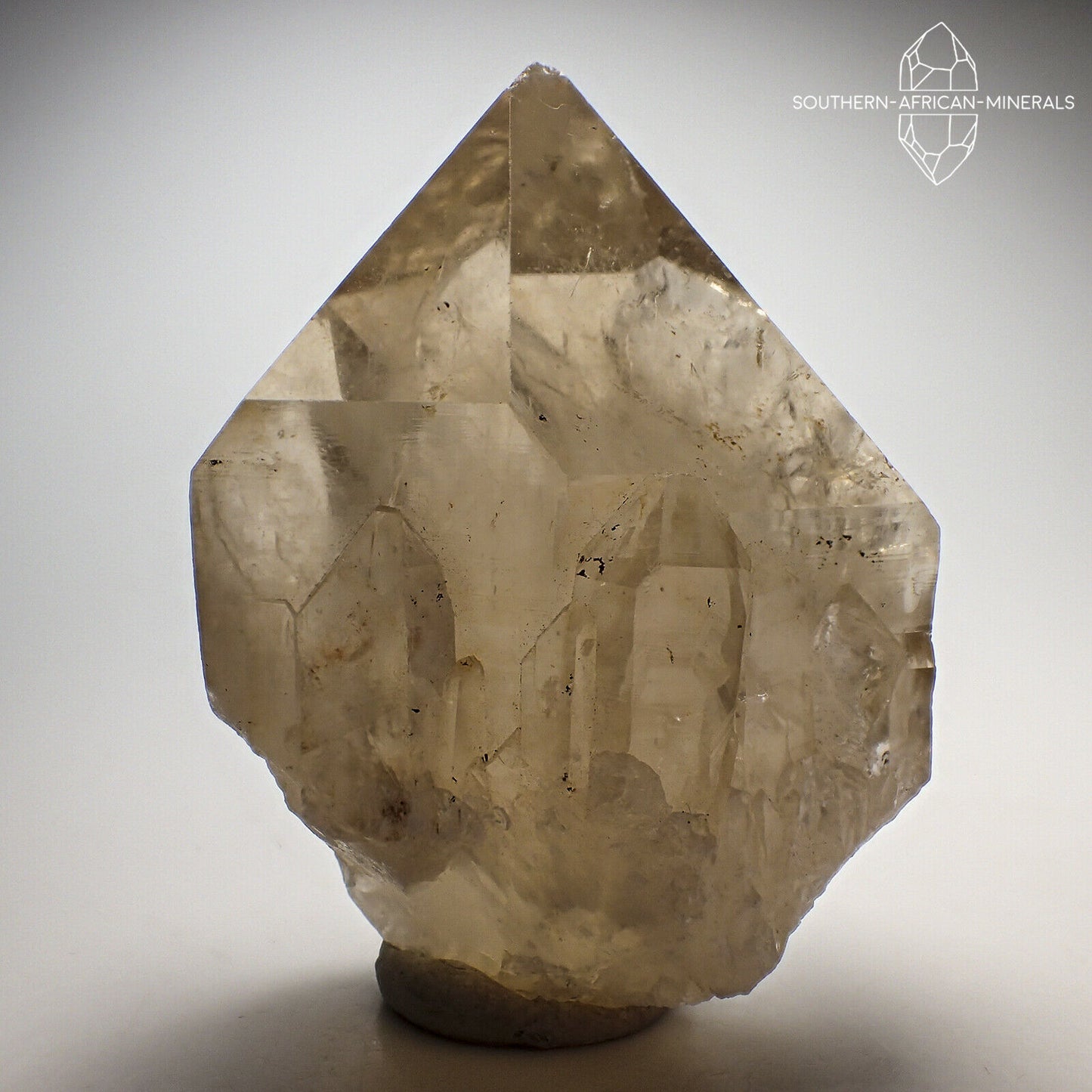 Smoky Citrine Quartz Crystal Specimen (Kundalini Quartz), Luena, Katanga Province, DRC