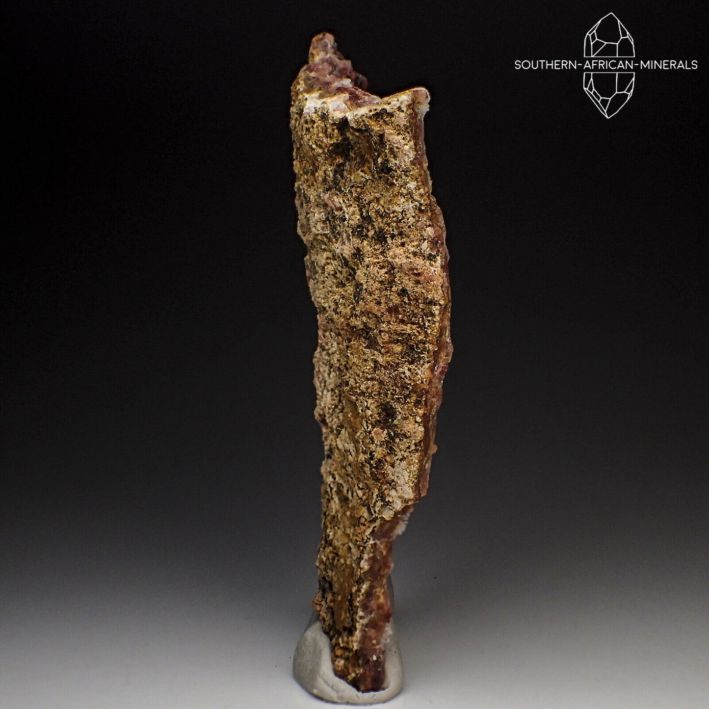 Chalcedony with Druzy Quartz Crystal Specimen, Marrakech-Safi Region, Morocco
