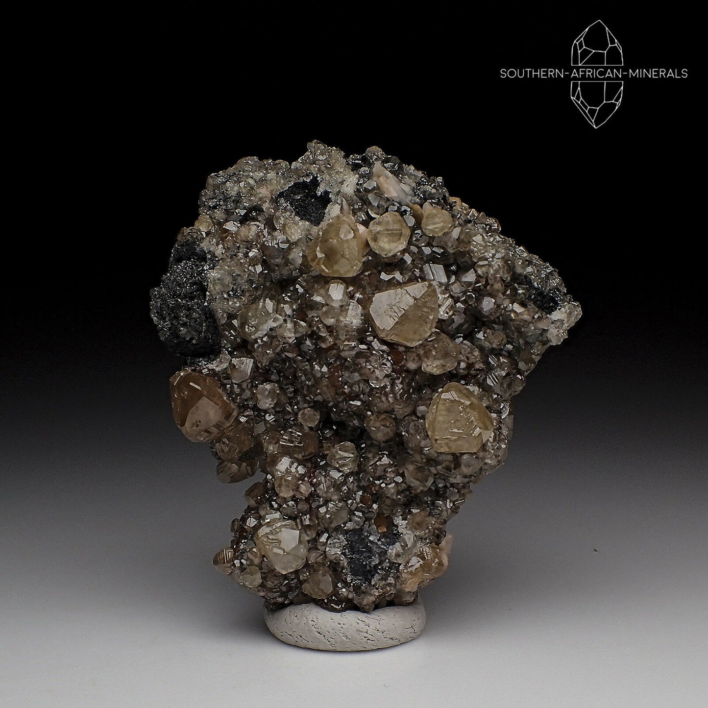 Cerussite and Galena Crystal Specimen, Atlas Mountain Range, Morocco