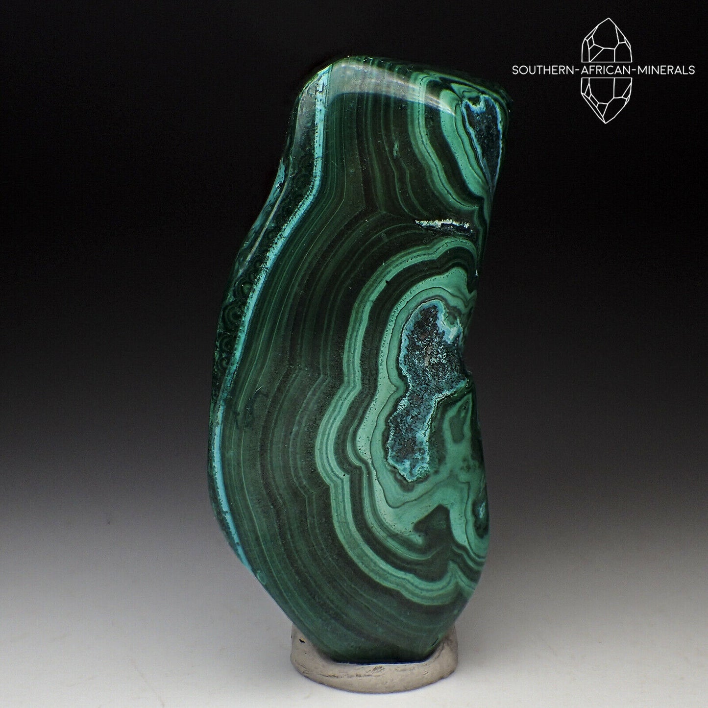 Polished Malachite and Chrysocolla Specimen, Katanga Province, DRC