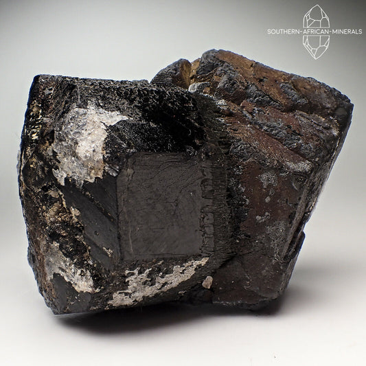 Black Tourmaline with Pseudomorph Crystal Specimen, Erongo, Namibia