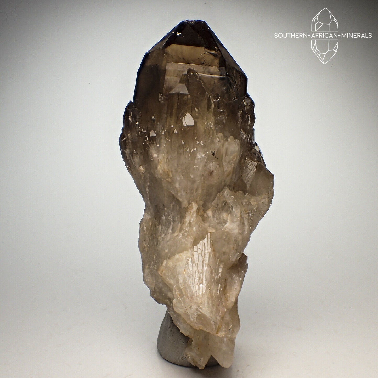 Smoky Citrine Quartz Crystal Specimen (Kundalini Quartz), Luena, Katanga Province, DRC