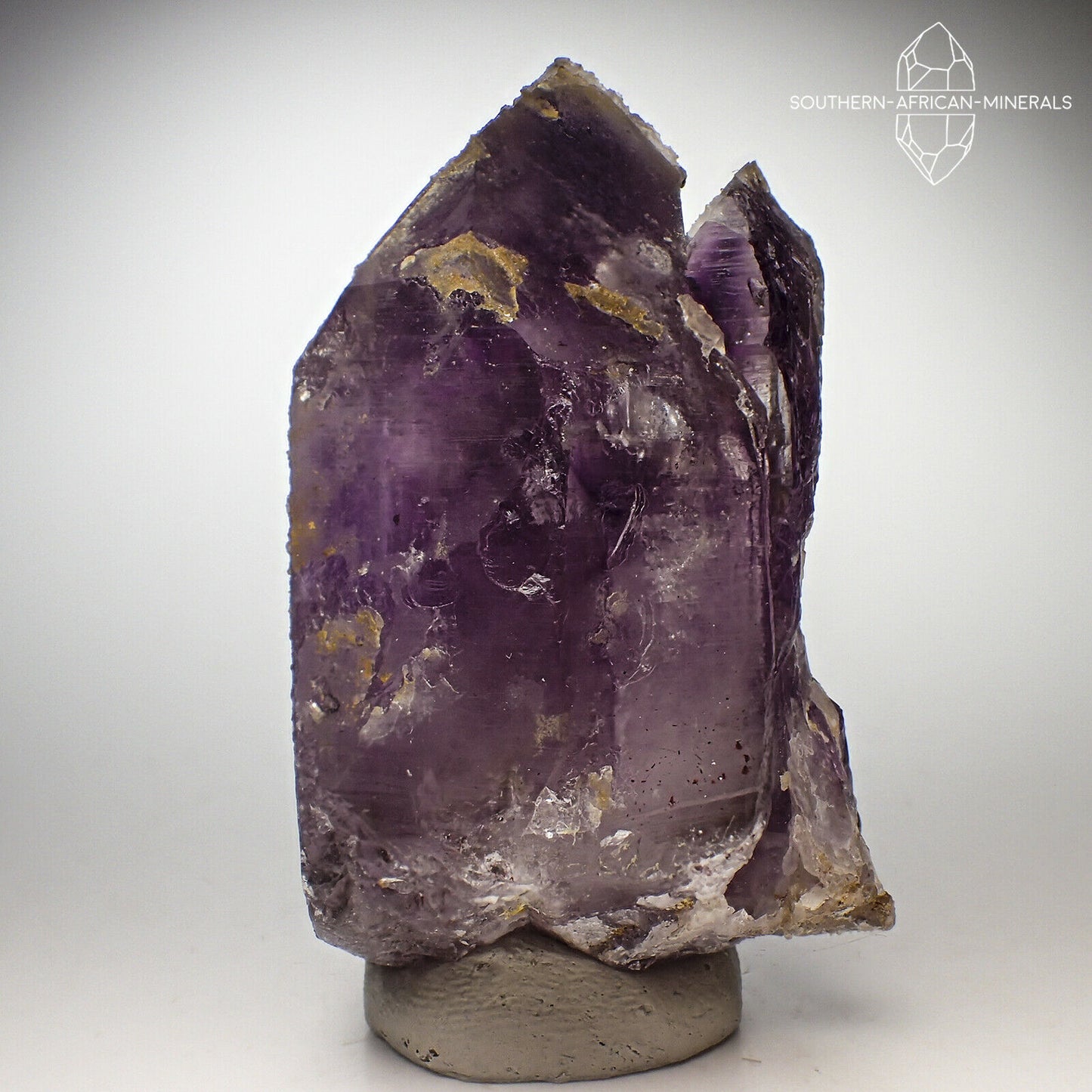 Brandberg Lustrous Amethyst Smoky Quartz Crystal, Goboboseb, Namibia