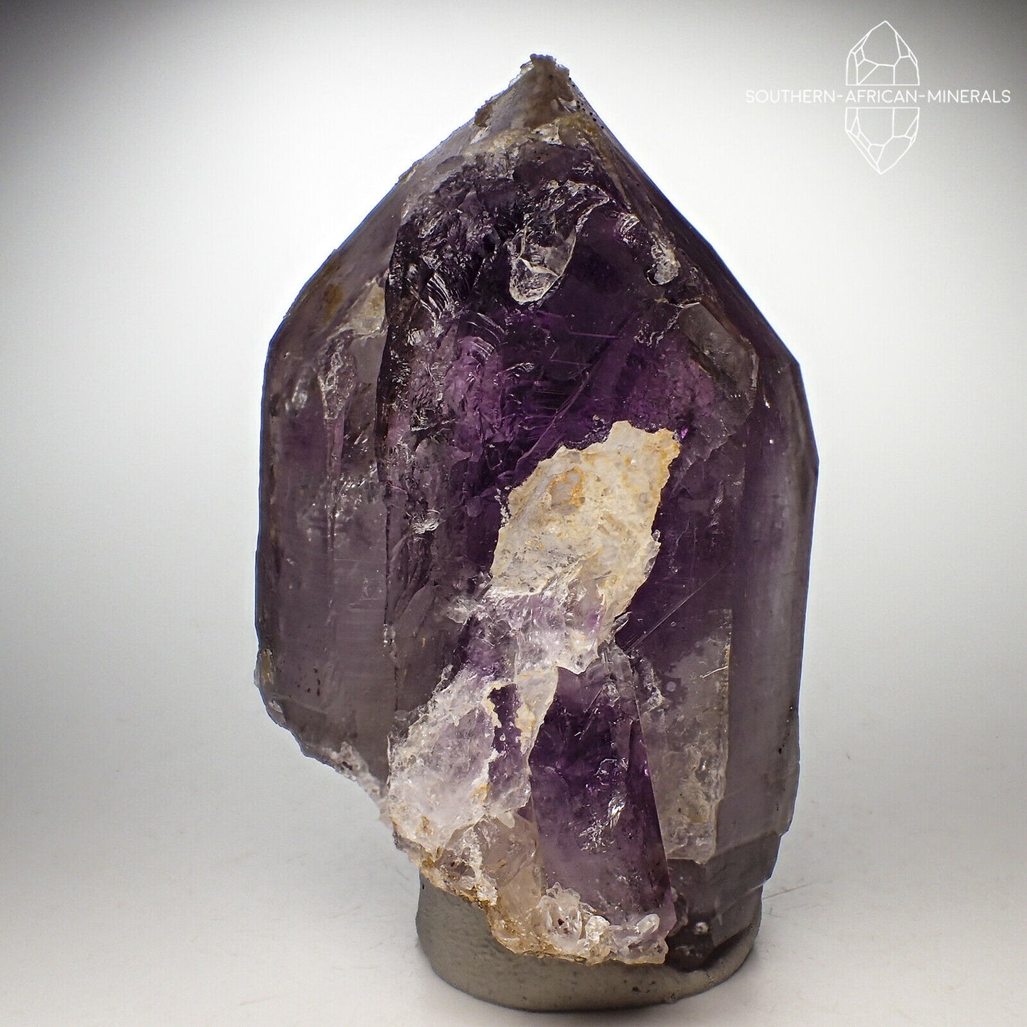 Brandberg Lustrous Amethyst Smoky Quartz Crystal, Goboboseb, Namibia