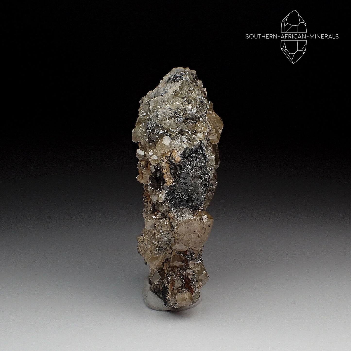 Cerussite and Galena Crystal Specimen, Atlas Mountain Range, Morocco