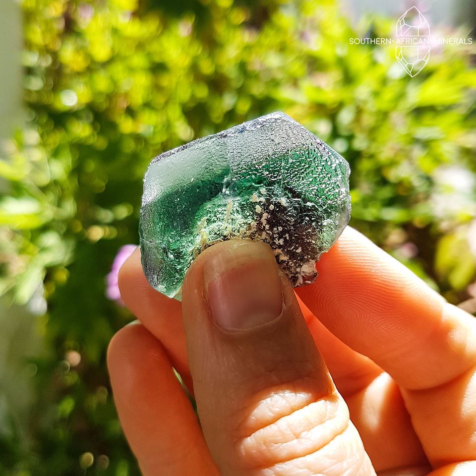Green Fluorite Crystal Specimen, Erongo, Namibia