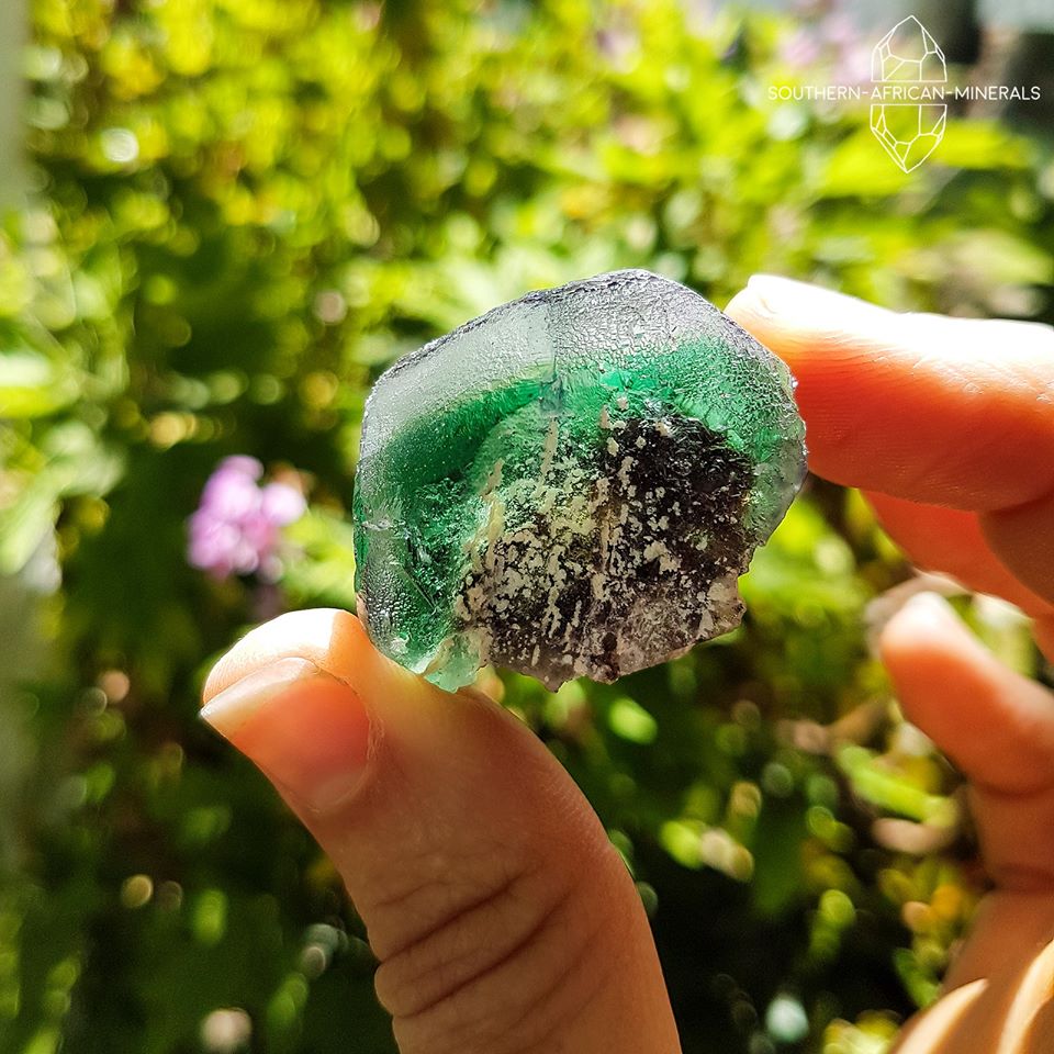 Green Fluorite Crystal Specimen, Erongo, Namibia