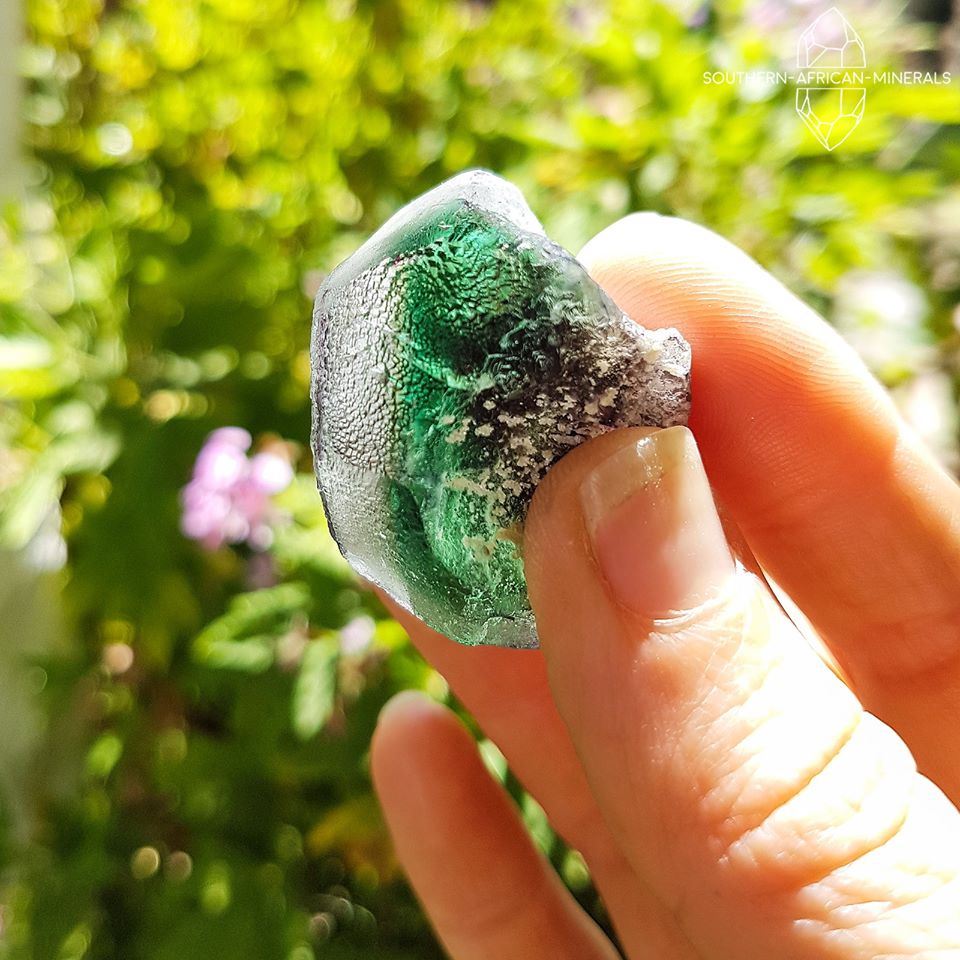 Green Fluorite Crystal Specimen, Erongo, Namibia
