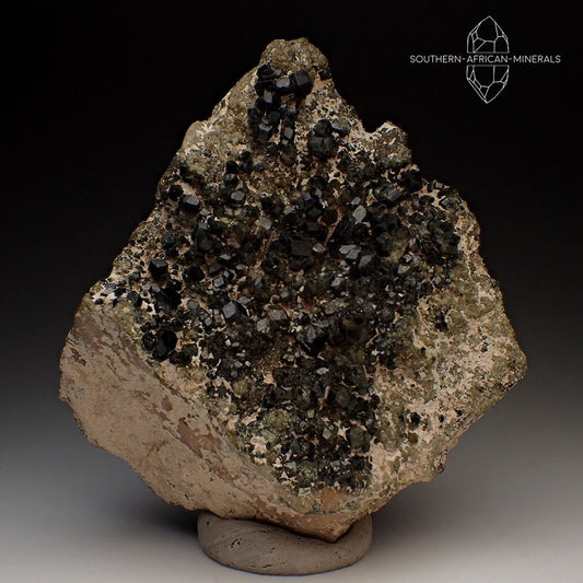Green Demantoid Garnet on Matrix Crystal, Tubusis, Erongo, Namibia