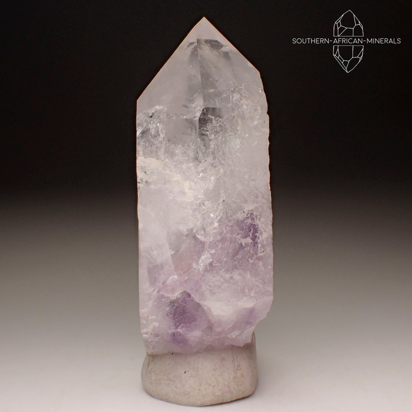 Brandberg Light Amethyst Quartz Crystal, Goboboseb, Namibia