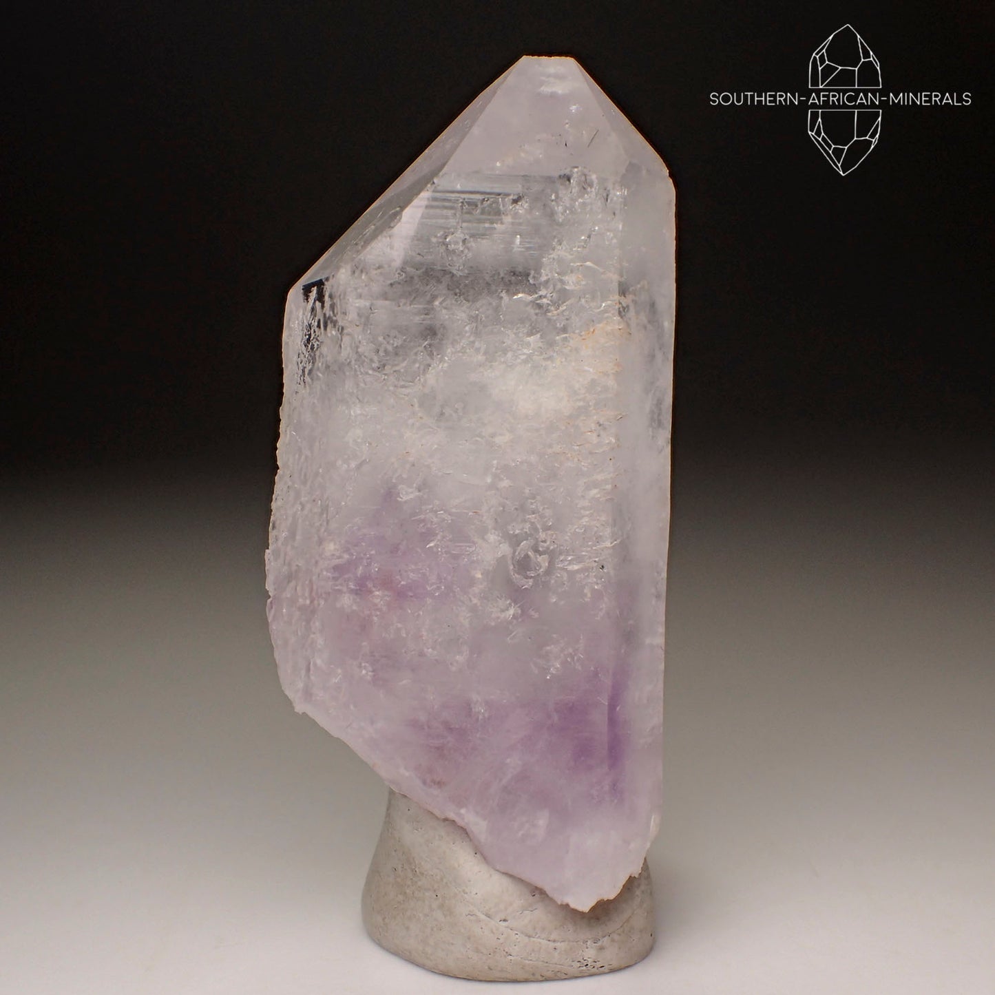 Brandberg Light Amethyst Quartz Crystal, Goboboseb, Namibia