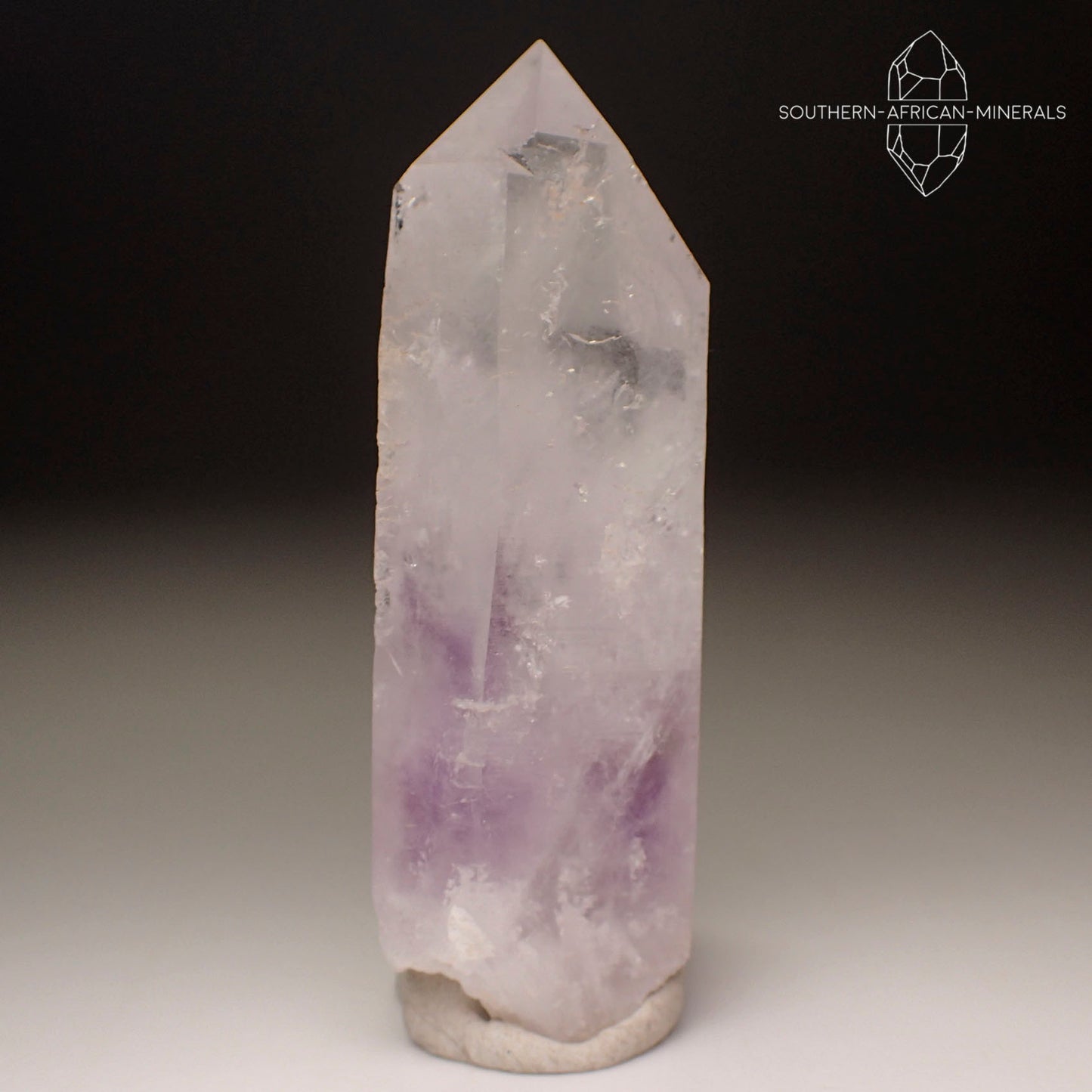 Brandberg Light Amethyst Quartz Crystal, Goboboseb, Namibia