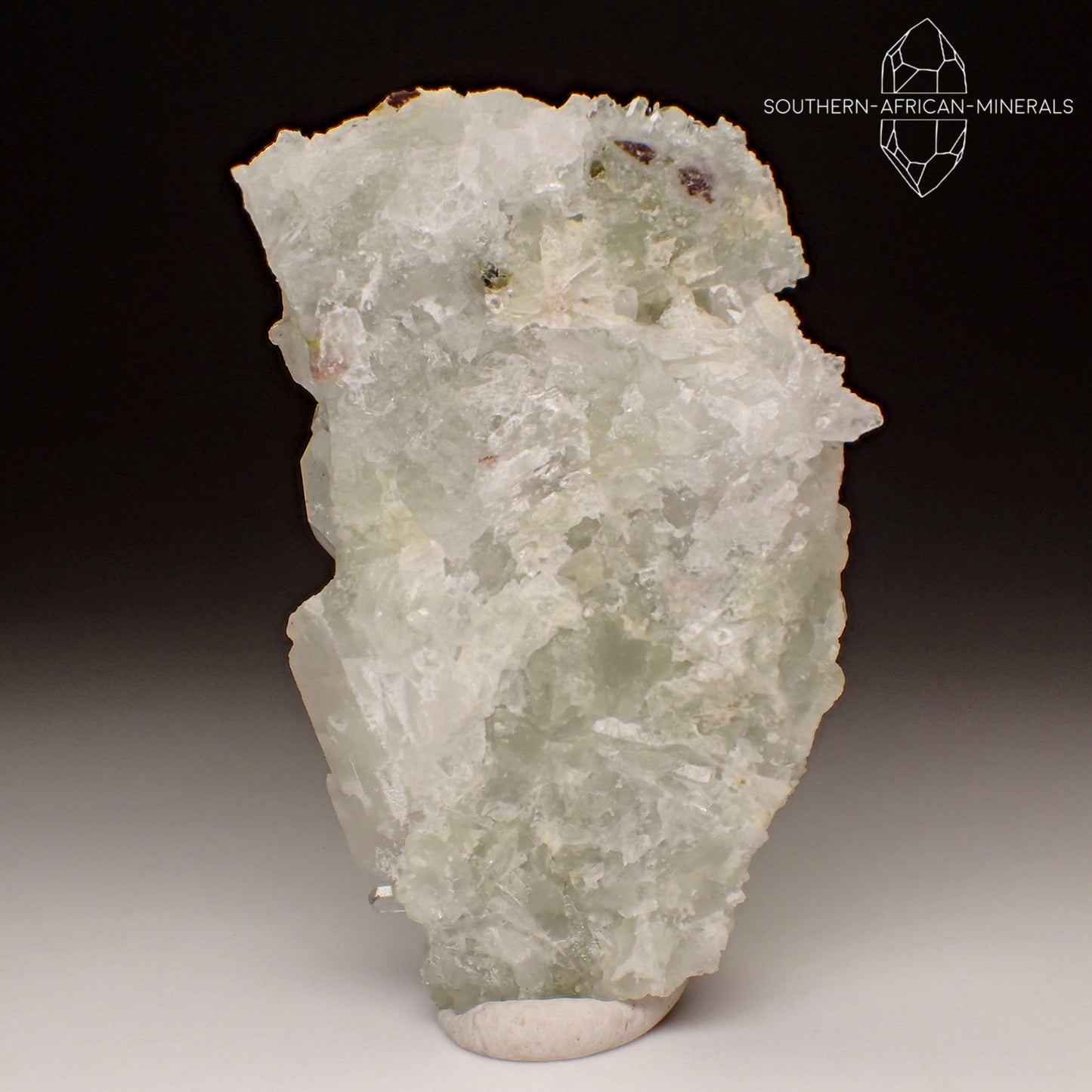 Brandberg Prehnite, Calcite and Quartz Cluster, Goboboseb, Namibia