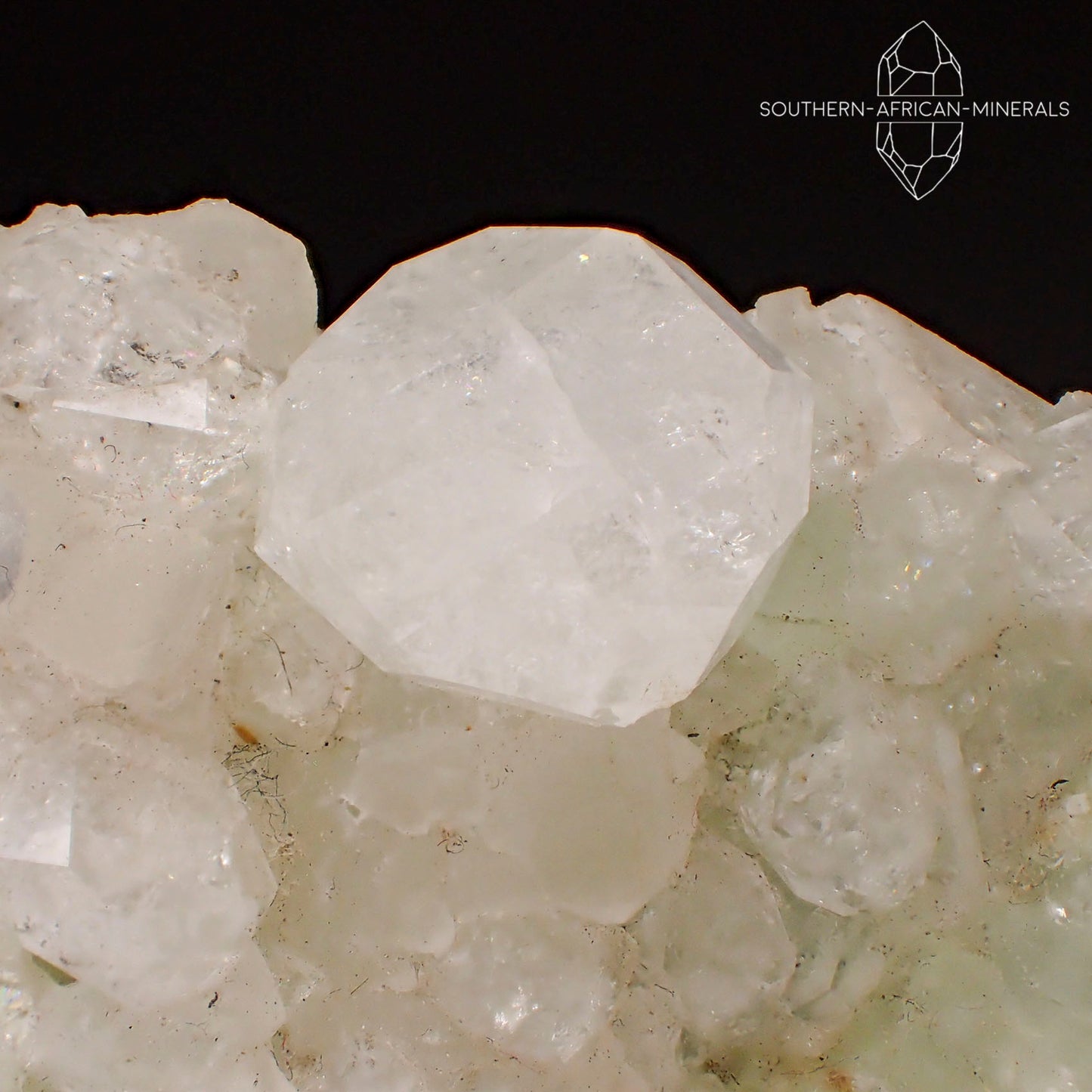 Brandberg Prehnite, Calcite and Quartz Cluster, Goboboseb, Namibia