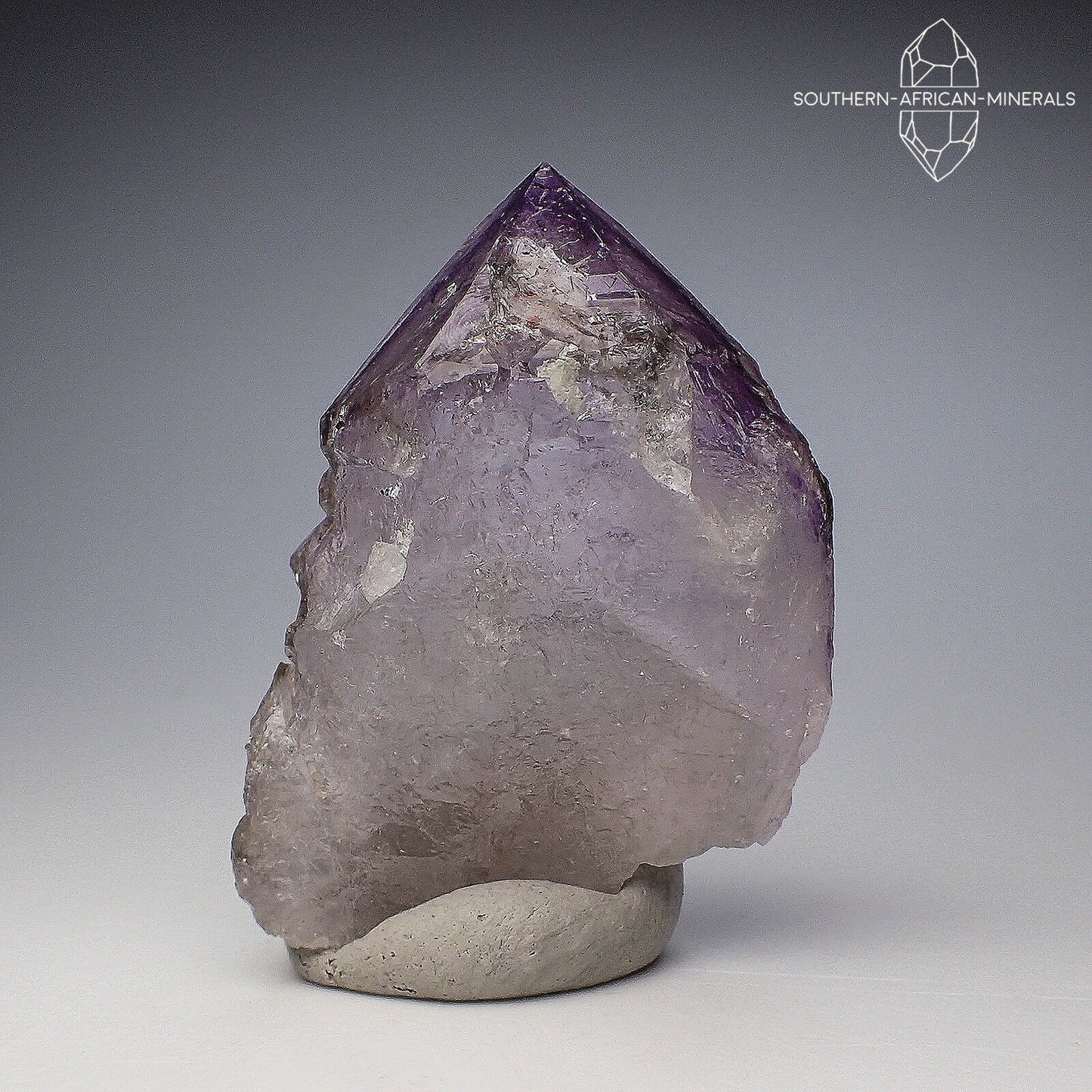 Brandberg Lustrous Amethyst Phantom Skeletal Quartz Crystal, Goboboseb, Namibia