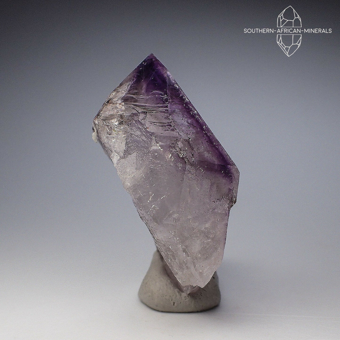 Brandberg Lustrous Amethyst Phantom Skeletal Quartz Crystal, Goboboseb, Namibia