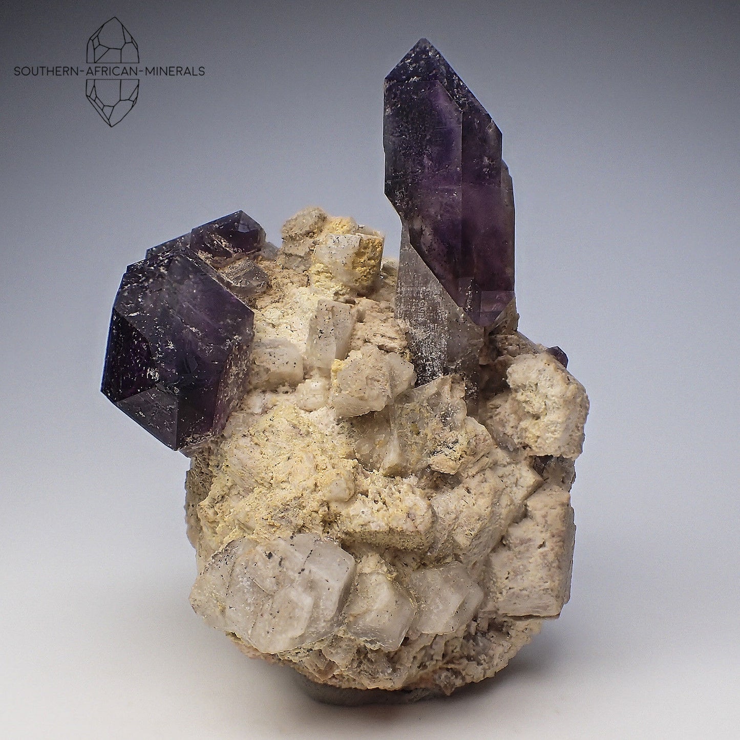 Brandberg Amethyst Quartz Crystal Sceptre Specimen, Goboboseb, Namibia