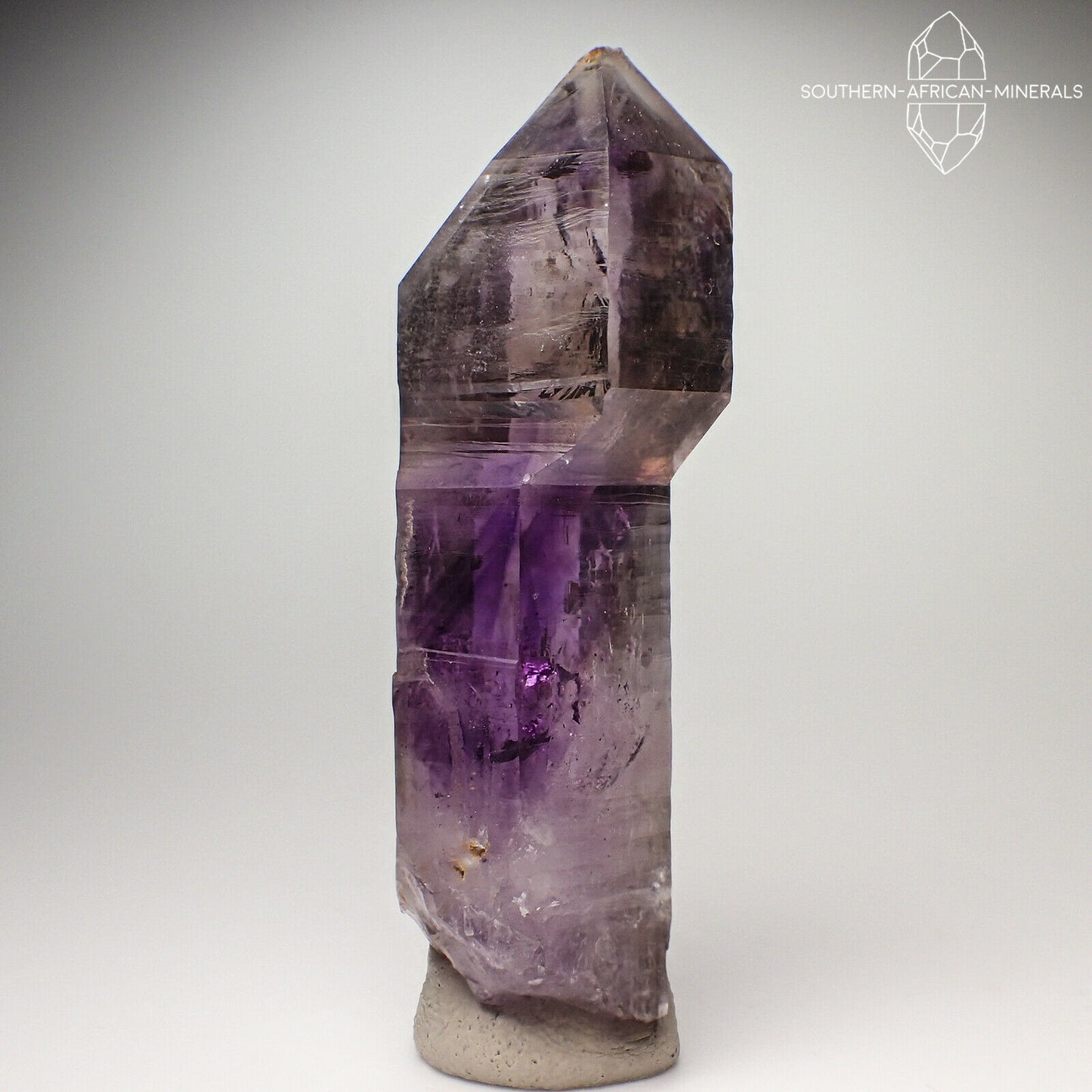 Brandberg Lustrous Amethyst Quartz Crystal Sceptre, Goboboseb, Namibia