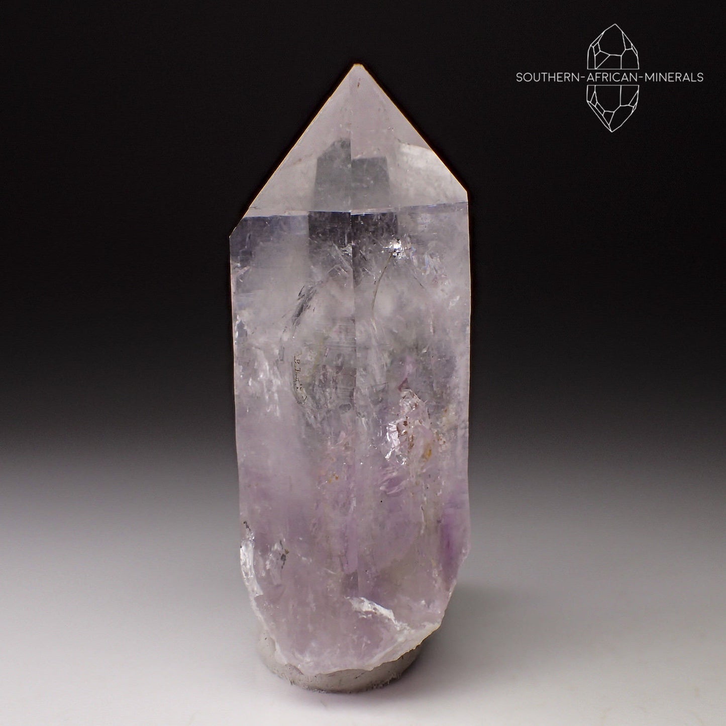 Brandberg Lustrous Light Amethyst Quartz Crystal, Goboboseb, Namibia