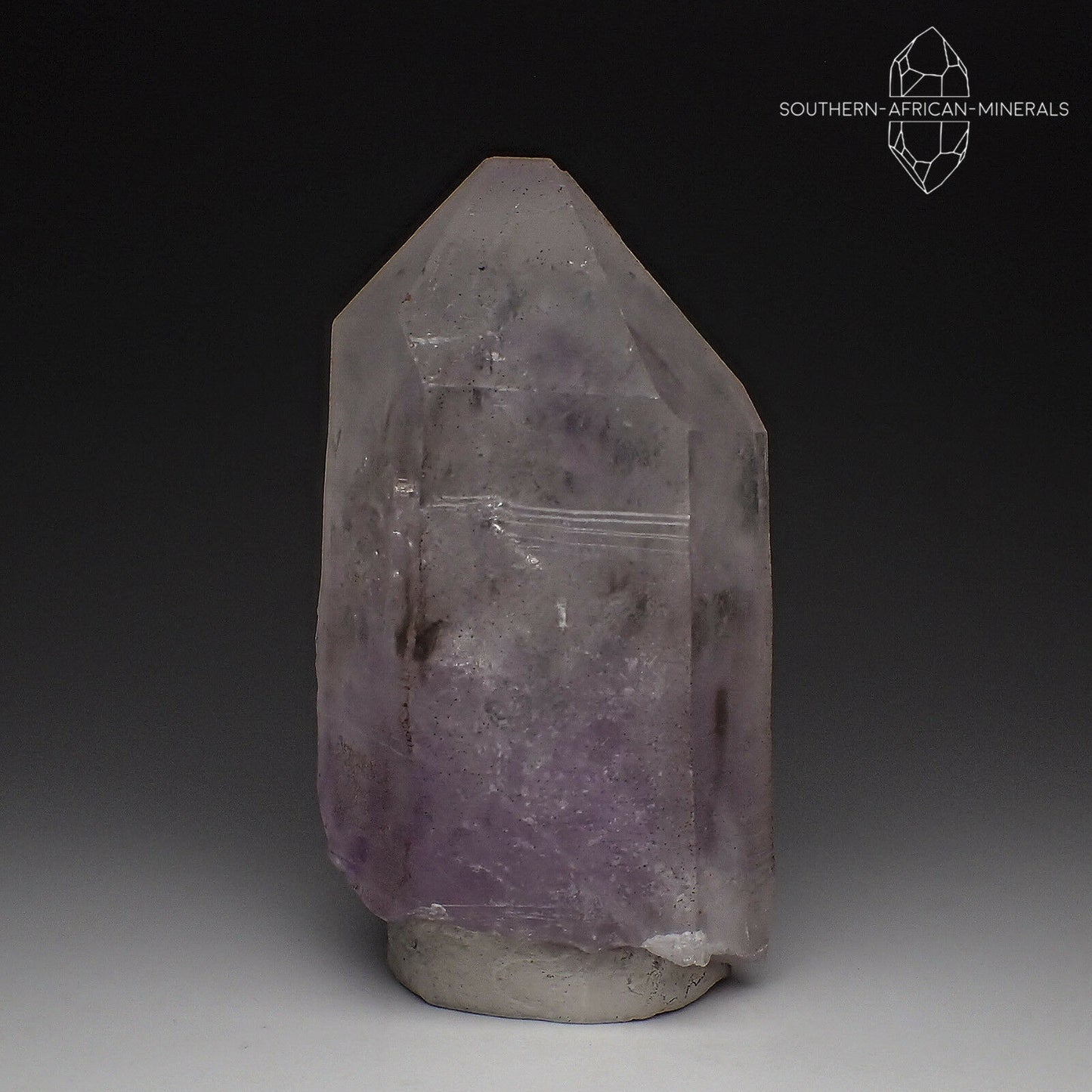 Brandberg Amethyst Smoky Quartz Crystal, Goboboseb, Namibia