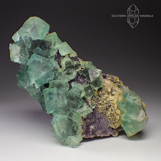 Gorgeous Fluorite Crystal Specimen, Riemvasmaak, Northern Cape, South Africa