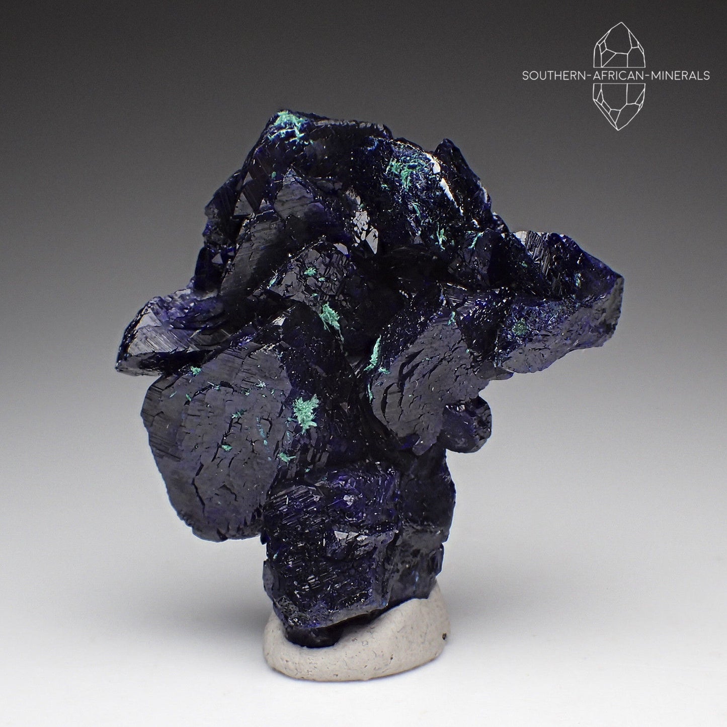 Azurite Crystal Specimen, Touissit-Bou Beker District, Morocco