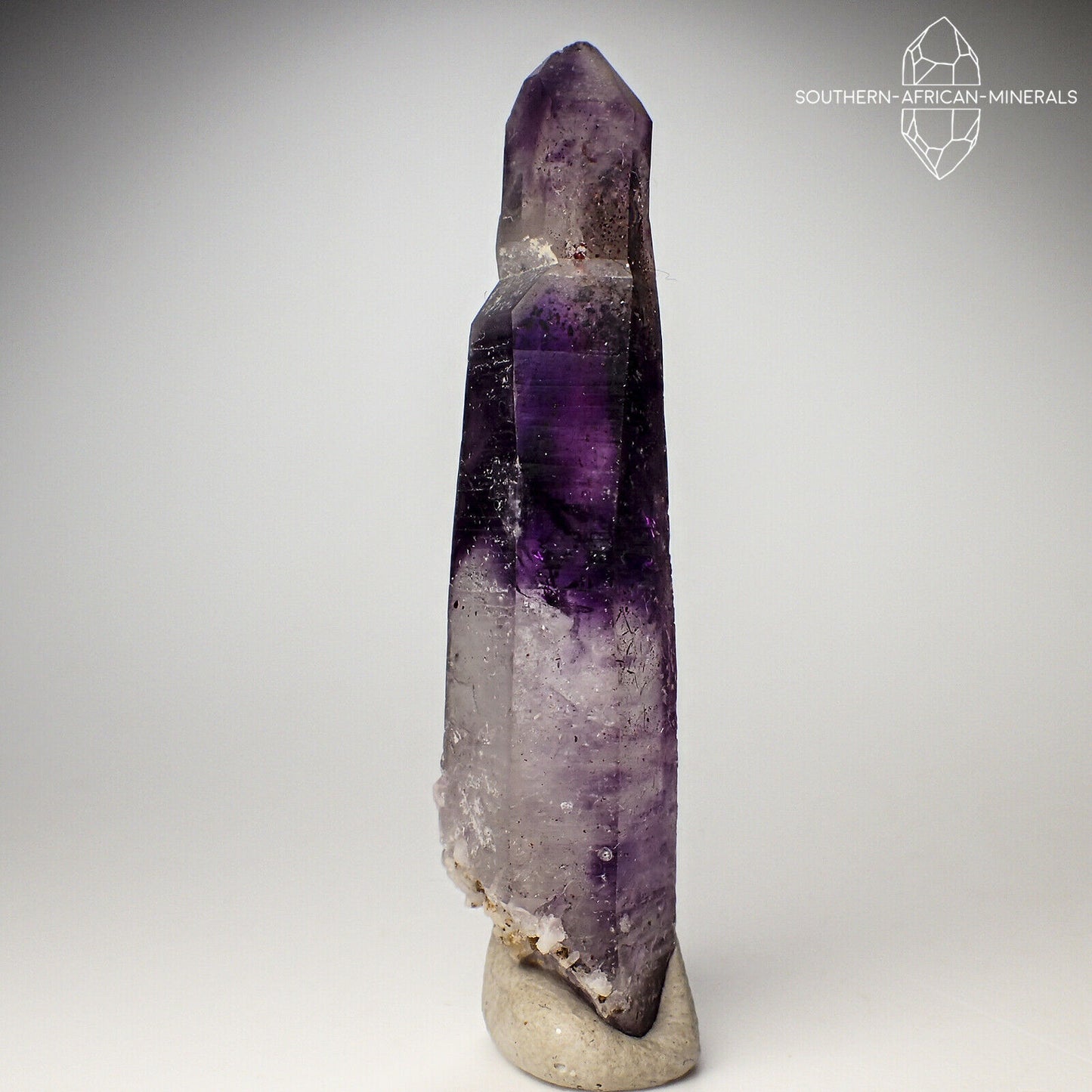 Brandberg Lustrous Royal Amethyst Phantom Quartz Crystal, Goboboseb, Namibia