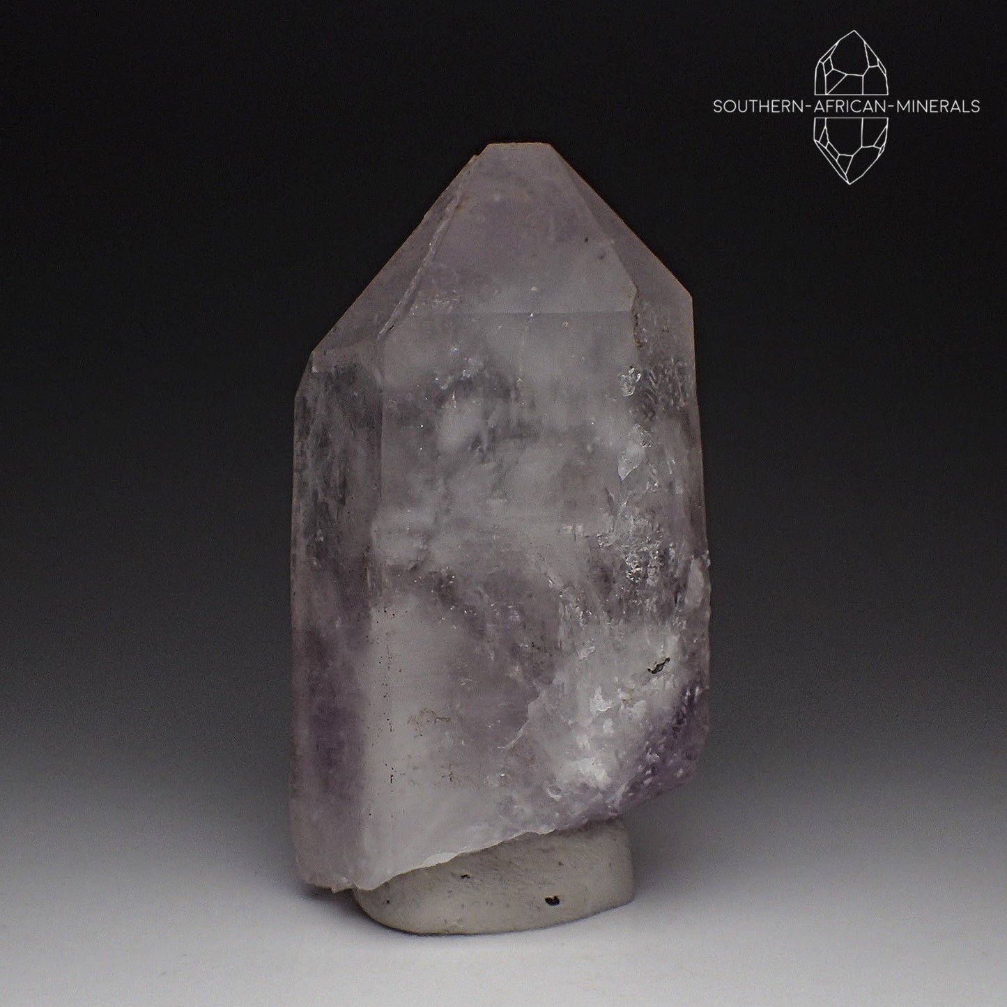 Brandberg Amethyst Smoky Quartz Crystal, Goboboseb, Namibia