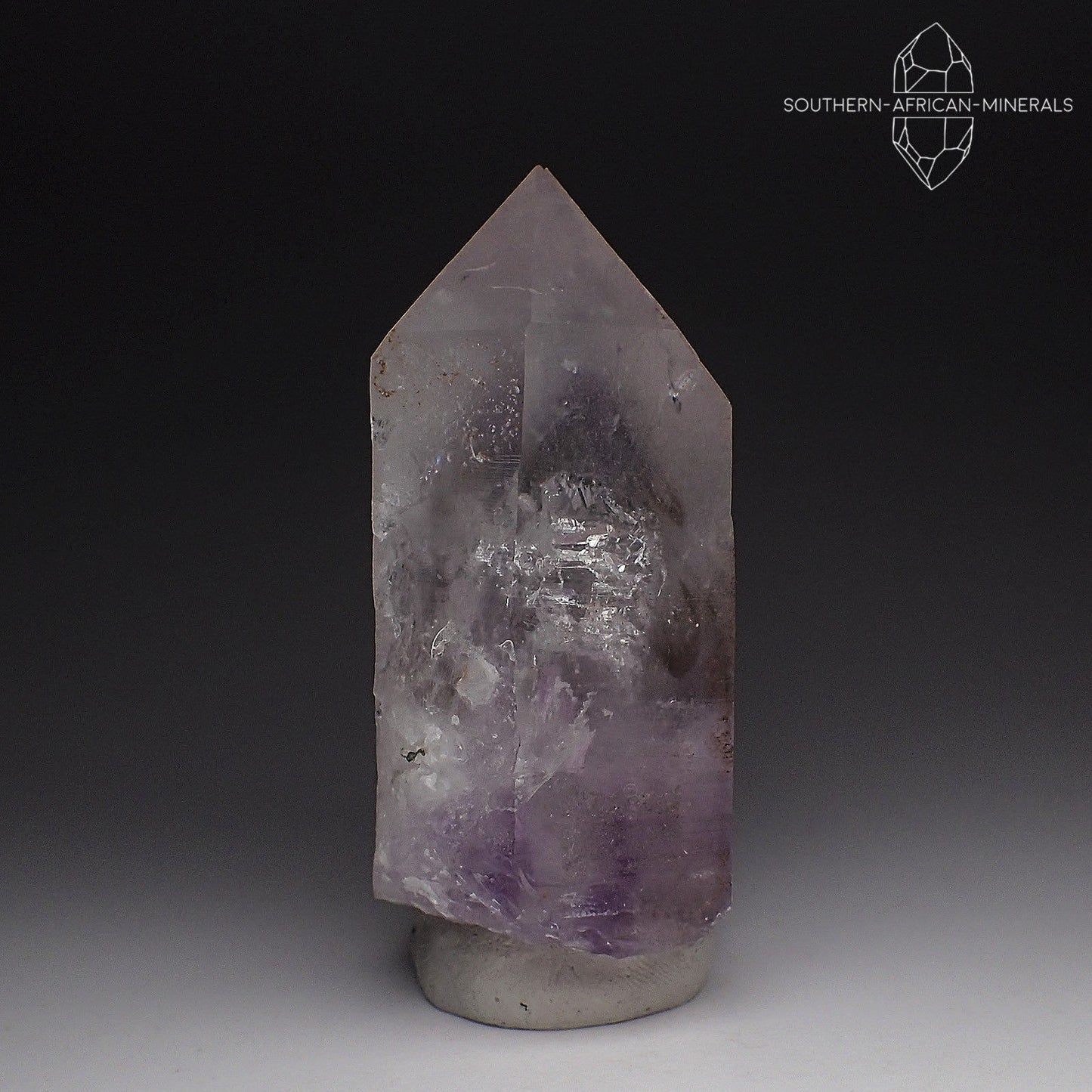 Brandberg Amethyst Smoky Quartz Crystal, Goboboseb, Namibia
