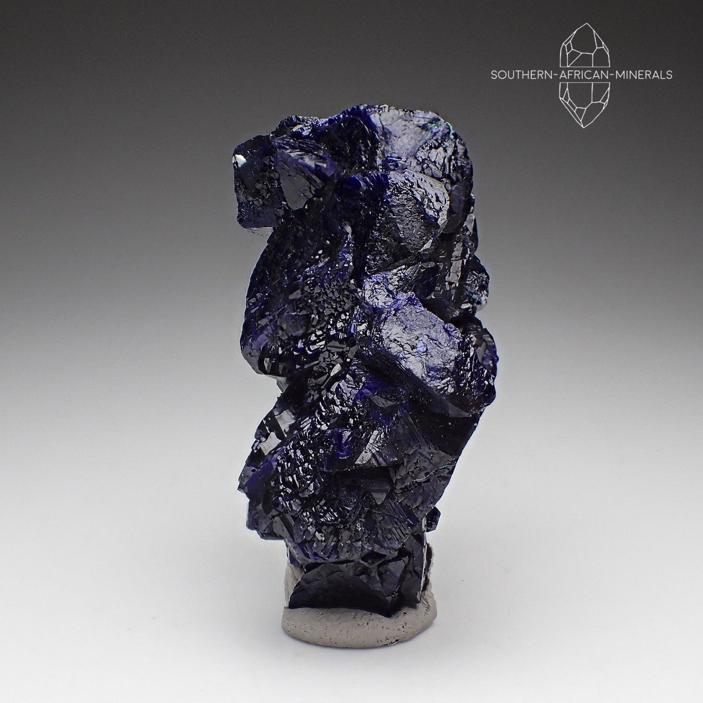 Azurite Crystal Specimen, Touissit-Bou Beker District, Morocco