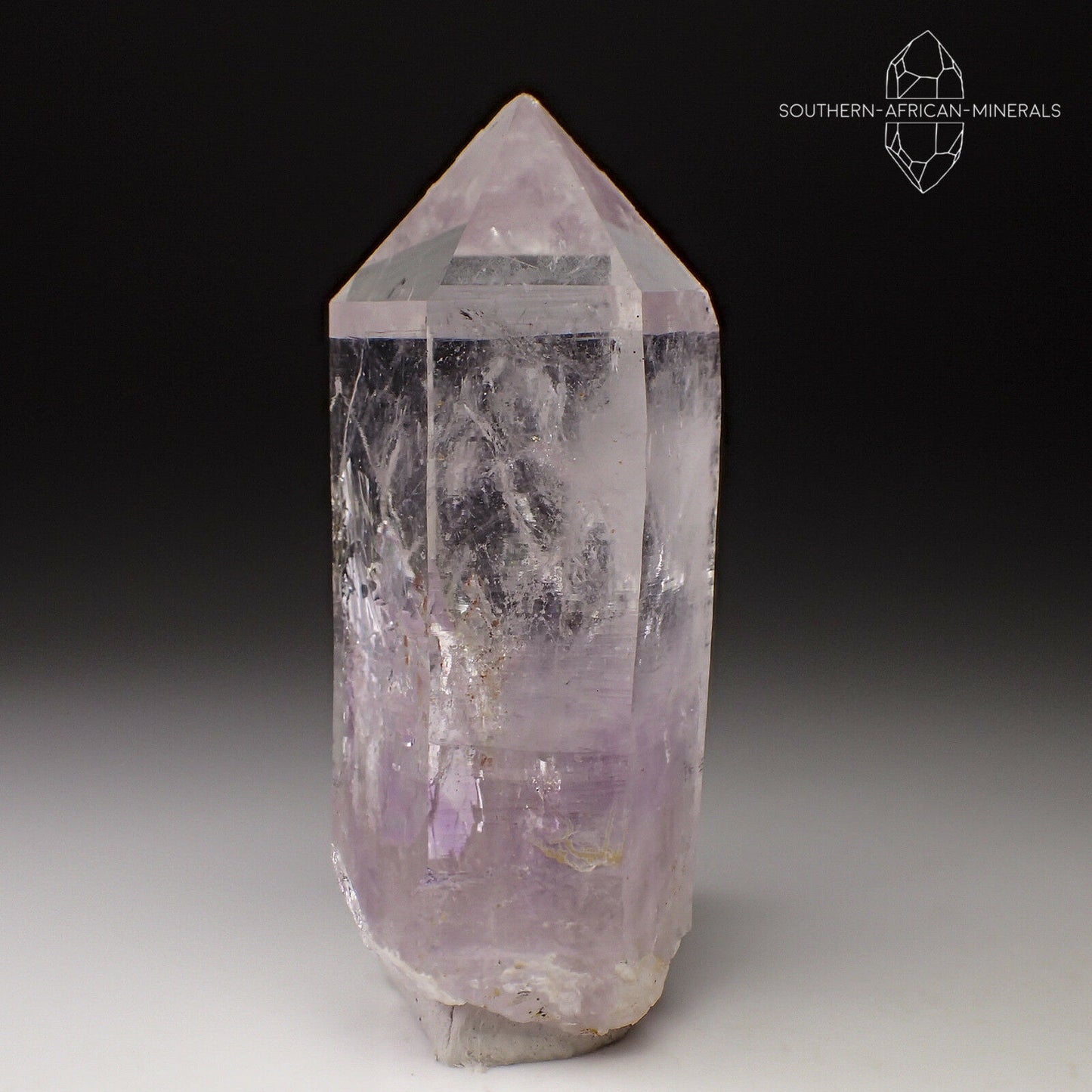 Brandberg Lustrous Light Amethyst Quartz Crystal, Goboboseb, Namibia