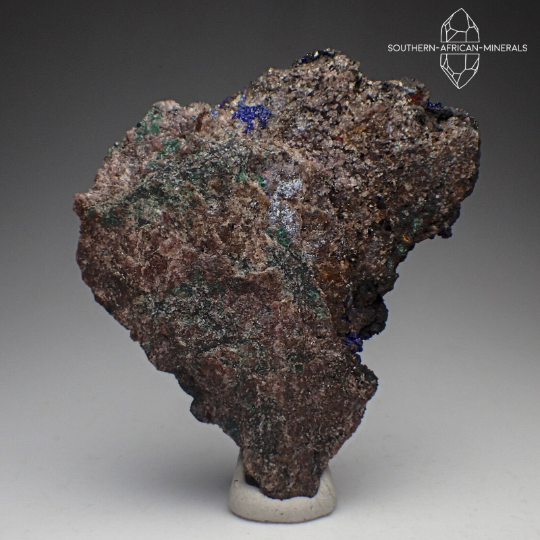 Stunning Azurite Crystal Specimen, Touissit-Bou Beker District, Morocco