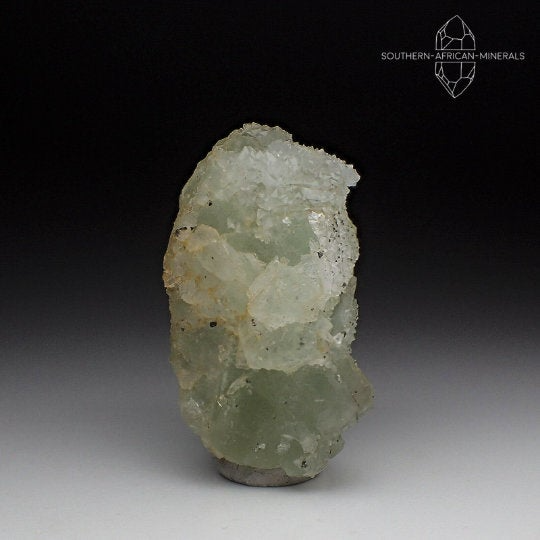 Soft Green Fluorite with Pyrite Crystal Specimen, El Hammam Mine, Morocco