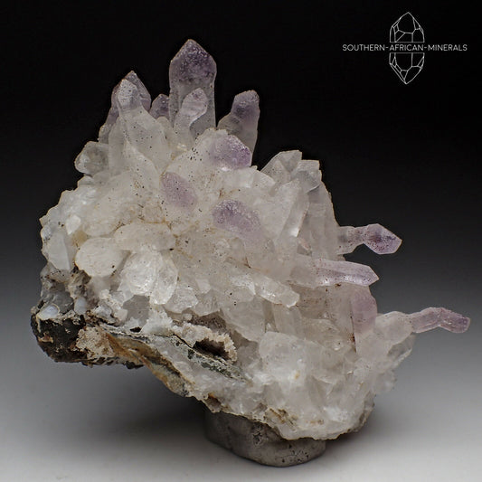 Brandberg Amethyst Sceptre Quartz Crystal Cluster, Goboboseb, Namibia